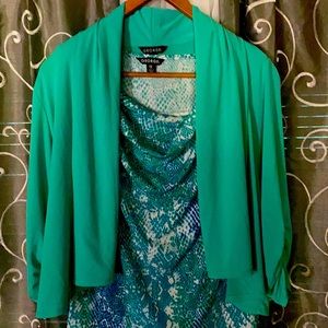 George sleeveless top (S 4/6) 3/4 sleeve cover M